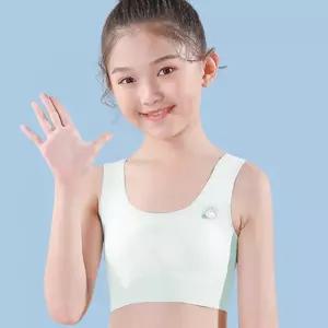 주니어 심리스 브라탑 청소년 여아 첫브라 편안한 속옷