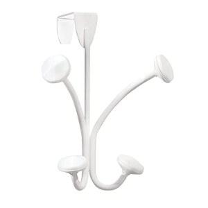 [미국배송] 문 4 위의 엠디자인 장식 고리 코트 후드티 모자 스카프 지갑 끈 목욕 타월 가운 남성복 여성복 - 흰색