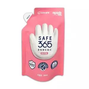 해피홈 핸드워시 손 세정제 핑크포레향 리필 200mL 핸드워시 손세정제