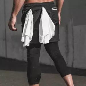 헬스복 트레이닝바지 헬스바지 속팬츠 이너웨어 운동복 칠부 (WFJSP2O)