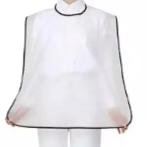 화이트 우레탄 방수턱받이 환자앞치마 요양원앞치마 앞치마 방수앞치마