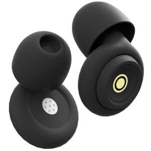 [미국배송] 콘서트용 수면 귀마개용 아복신 이어플러그 소음 제거 재사용 가능한 부드러운 실리콘 감소 이어버드 여행 포커스 작업용 33-45DB 청력 보호 9개의 이어팁 및 케이스(블랙)