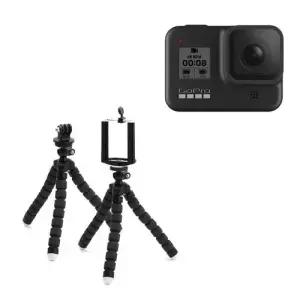 고프로 호환 액션캠 핸드폰 관절 삼각대 소형 문어발 스탠드 W4CE833