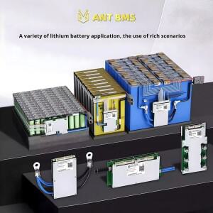 스마트 ANT BMS 7S 8S 12S 13S 16S 리튬이온 LifePO4 LTO 배터리 24V 36V 48V 60V 내장 블루투스 앱 80A 2