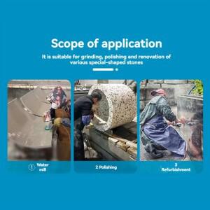 AWAH 8Pcs 2인치 다목적 연마 패드 대리석 휠용 휠 스톤 피니싱 그라인딩 M10