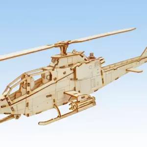 H74 영공방 AH 1 코브라 헬기 YM724 목재모형 조립키