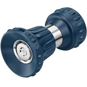 판하오 소방관 스타일 정원 호스 노즐, 헤비 듀티 금속 소방수 고출력 누수 방지 조절 가능한 급수, 파티오 청소, 자동차 및 반려동물 세탁용 분무기 노즐