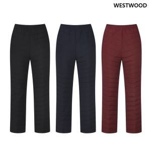 [AK플라자] [웨스트우드] 여성 퀼팅 패딩 부츠컷 밴드 팬츠 (3컬러) WP4WTPD534