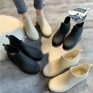 여성 패셔너블 레인부츠 키높이 장화 WFH6FUL