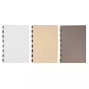 비움 스프링 노트 18절 좌철 X5개 8mm 유선노트 공책 줄노트 학생노트