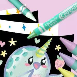 한생 크레용 파스텔 24색 어린이그림도구