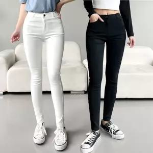 여성 외출 패션 신축성 스판 데일리 스키니 팬츠