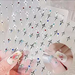 고품질 4종 네일아트 젤리스티커 5D네일스티커 3D네 젤리스티커 (WFK9D3C)