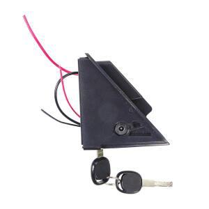 접이식 Ebike 배터리 헤드 커버 전자 자전거 부품 마운트 플레이트 락 장치 or 키 플러그