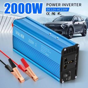 자동차 인버터 12V/24V 220V 전원 500W/1500W/2000WConverter UN 소켓 12 볼트 자동 Inversor12v 220 v 변압기 태양