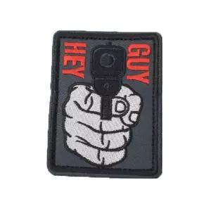찍찍이 밀리터리 패치 와펜 hey guy W87575A