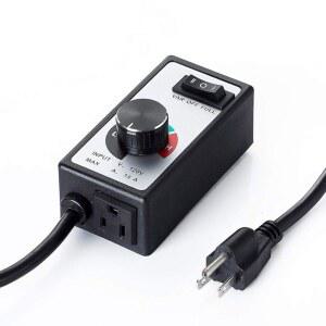 CDMALL AC 모터 속도 조절기 120V 15A 최대 전자 팬 6인치 길이 코드가 있는 수경 재배 인라인 덕트 배기 천장 팬용 가변