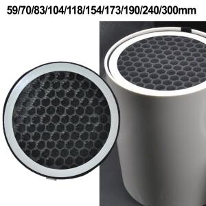 PVC 파이프 에어 필터 연기 먼지 요소 제거 공기 배출구 스크린 59/70/83/104/118mm 원형 덕트
