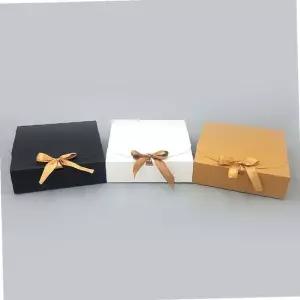 무지 납작 사각 선물상자 대 선물백/종이백/포장봉투