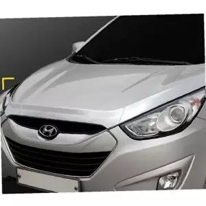 투싼IX 후드 가드 버그 크롬 보호 몰딩