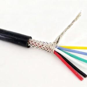 2-12 코어 테플론 FEP 차폐 고온 실리콘 케이블 오일 및 열 저항성 유연한 신호선 자동차용