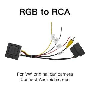 Ainavi RGB to RCA  VW 파사트 B7 CC 골프 6 티구안   자동차 카메라  안드로이드 화면에 연결