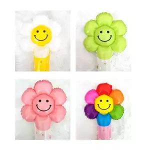 풍선꽃다발 데이지 한송이 꽃풍선 생일 파티 개업 졸업 꽃다발풍선 졸업식 학예회