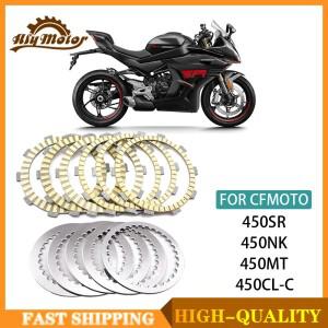 바이크 오토바이 마찰 클러치 플레이트 CFMOTO CF450SR 450MT 450NK 450CL-C CF400-6 용 스틸 디스크