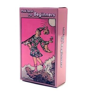 단자문타입 핑크 타로 네온 카드 암용 보드 게임 소녀 파티 가족 테이블