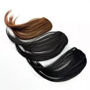 가발 고데기 여신 앞머리 여우가발 붙임머리 앞머리가 (WFK92TA)