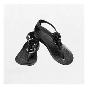 [크록스]여성 세레나 엠블리쉬 플립 / 205600-060 블랙 / 여성 쪼리샌들 / Crocs Serena Embellish Flip