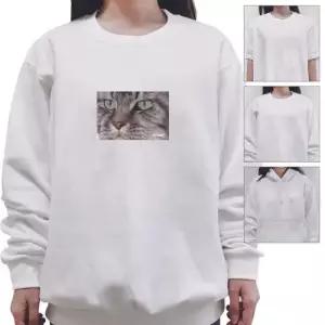 키밍 야옹이 여성 남성 티셔츠 후드 맨투맨 반팔티 YS W600A97