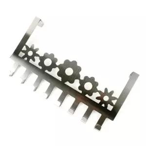 스텐 문걸이 도어행거 꽃 도어 훅 무타공 행거 벽걸이 정리함 (WFK9TYH)