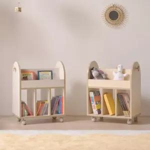 CP106 북카트 이동 트롤리 책꽂이 2colors