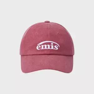 이미스 emis NEW LOGO PIGMENT BALL CAP 모자-RED