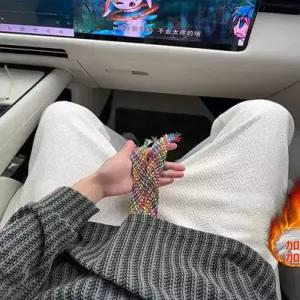 팬츠 블랙 남성용 추동 캐주얼 면바지 프린지 후드 스트레이트 원픽4