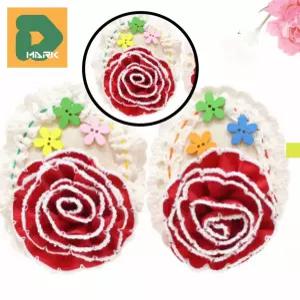 정성껏 카네이션브로치 10인용 공예 키트 감사 브로치만들기 교구 어버이날 단체 자수 한땀두땀 선물 활동