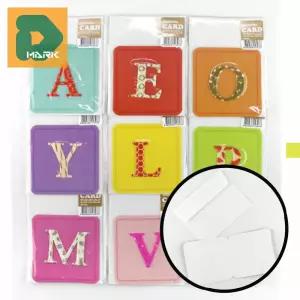 이니셜 카드 54개 행사 생일 초대장 메시지 이벤트 결혼 감사 편지 커플 인사말 기념일 축하 명함 선물