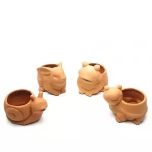 동물 토분 화분 미니 다육이화분 D6 (WFKADAT)