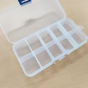 플라스틱케이스 비즈공예 재료보관 비즈통 소형 (10구) (WFK9ZEV)