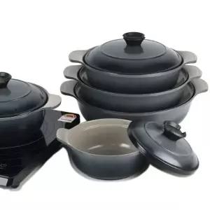 블랙펄 인덕션겸용 주물냄비 세라믹냄비 러브송 30cm (WFK9QM6)