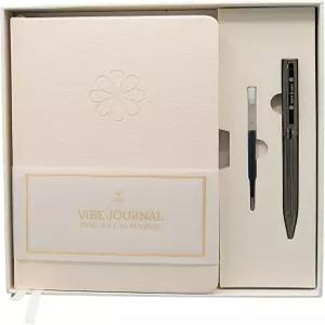 그녀의 바이브 저널 선물 세트 우아한 펜을 가진 여성을 위한 13주간의 마음챙김 일기 신선한 일일
