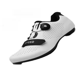 자전거평페달신발 스피닝 실내자전거슈즈 로드 운동화 화이트 블랙