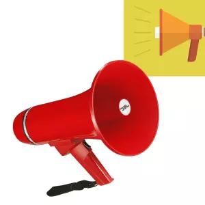 행사 휴대용 무선마이크 휴대용사이렌 소형확성기 미니 확성기