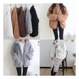 [미라클세븐][M7] 여자 박시핏 양털 플리스 집업 덤블 점퍼 942885