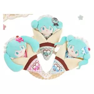 미쿠인형 크레페 꽃다발 하츠네미쿠 굿즈