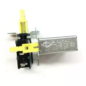 BAYDE 전원 스위치 KDC-A10 TV-5 2핀 8A /128A 250V 수동 기계식 푸시 버튼 노란색 2000와트 수리 예비