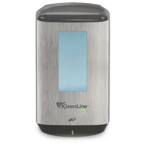 클린라인 NRG 노터치 폼 핸드워시 디스펜서, 7634-01-BCE00YL, 크롬/블랙 | 각 1개