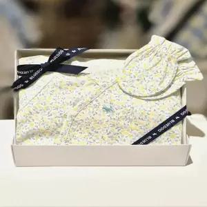 [블루독베이비 10] 26SS신상 (YE)말랑플라워 배내가운손싸개세트 (14617000102)