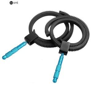 도니식 1pcs 조정  줌 포커싱 카메라 렌즈 용 기어 링이 포커스 핸들 스케일 레버 따르기